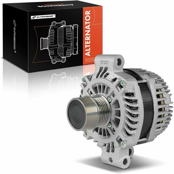 A-Premium Alternator Compatible with Chevrolet Caprice 2012-2017 3.6L, 12V 170A 6-Groove Decoupler Pulley Clockwise, Replace# A003TX1081, A3TX1081