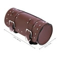 thumbnail image 3 of BESTOYARD Motorcycle Tool Bag Brown Waterproof Handlebar Bag for Cruisers, 3 of 4
