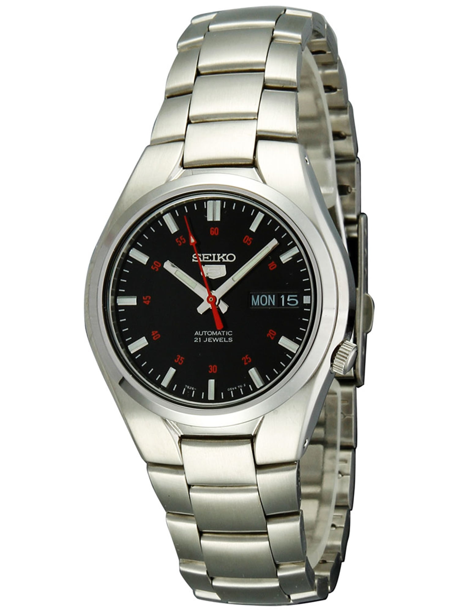 Seiko Seiko Men's 5 Automatic SNK617K Black StainlessSteel Self Wind