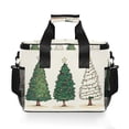 thumbnail image 7 of FORMRS Insulated Cooler Bag 24 Cans Capacity Soft Leakproof Lunch Box with Side Pockets, Hand Drawn Christmas Stars, 7 of 7