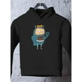 thumbnail image 3 of Monster Eating Cake Hoodie Toddler -Image by Shutterstock,  5 Toddler, 3 of 4