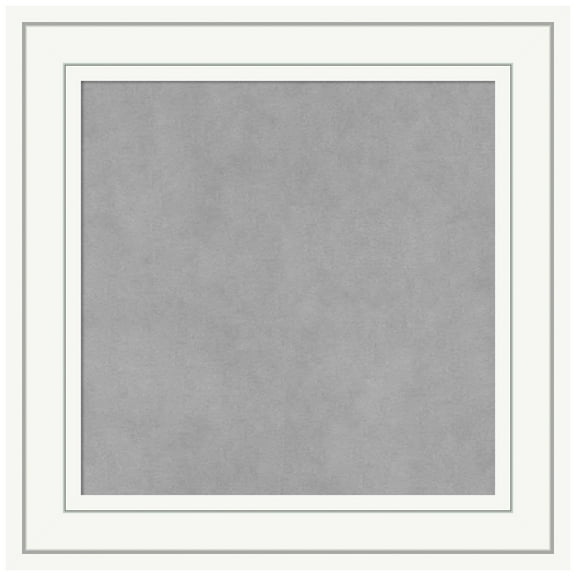 Amanti Art Craftsman White Framed Magnetic Board 21 x 21 in.
