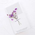thumbnail image 1 of Tarjetas de regalo para invitaciones de boda, flores secas de Gypsophila, sobres de agradecimiento para cumpleaños, 10 piezas, 1 of 4