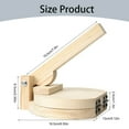 thumbnail image 3 of Iodue Bakeware Wood Tortilla Dumpling Maker Presser Chapati Roti Corn Maker Pressing Tools Kitchen Gadget, 3 of 4