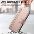 thumbnail image 4 of for Samsung Galaxy A14 5G Detachable Wallet Case with Card Holder, 2 in 1 PU Leather Flip Folio Case with RFID Blocking Magnetic Stand Removable Shockproof Phone Cover with Ring Holder, Pink, 4 of 10