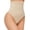 2 pack Beige#1, variant on SIMIYA Thong Shapewear Tummy Control for Women High Waisted Stay-Put Body Shaper Girdle Compression Shapewear Thong
