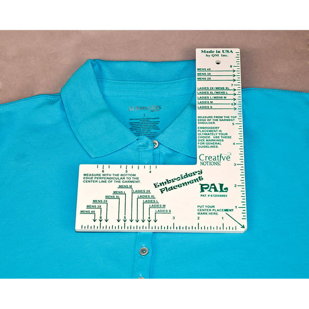 Embroidery Placement Ruler