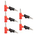 thumbnail image 2 of Stackable Connector, Professional Banana Plugs Solderless 10pcs  For Security Accessories, 2 of 8