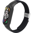thumbnail image 1 of Correa De Silicón y Nylon + Hebilla Unisex Para Smart Watch De Xiaomi Compatible Con De Mi Band 7 / 6 / 5 / 10, 1 of 5