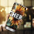 thumbnail image 2 of Sunflower Teacher Tumbler, Back to School Tumbler ID-0619-SDPA, 2 of 7