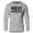 Sport Grey, variant on GYMISH Midlife Crunches Lightweight Long Sleeve Hooded T-Shirt for Men – Funny Gym Hoodie, Khaki, Small