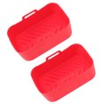 thumbnail image 4 of Fryer Silicone Liner Non Stick Fryer Silicone Basket Less Oil More Crispy with Brush for Cooking Accessories ANGGREK Otros, 4 of 8