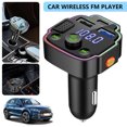 thumbnail image 2 of Muyoka Transmisor FM Bluetooth para automóvil Bluetooth 5.0 Adaptador de radio para automóvil 5V-1.5A / 5V-3.1A / Dual USB PD 20W Cargador de automóvil Kit de reproductor de MP3 para automóvil Admite Muyoka Hogar, 2 of 7
