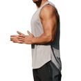 thumbnail image 5 of Biekopu Men's Workout Tank Tops Summer Sleeveless Bodybuilding Fitness T-Shirts Quick Dry Gym Shirt, 5 of 8