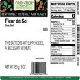 Frontier CoOp Fleur de Sel Sea Salt 16 oz