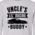 thumbnail image 4 of Inktastic Uncles Lil Racing Buddy Long Sleeve Youth T-Shirt, 4 of 5