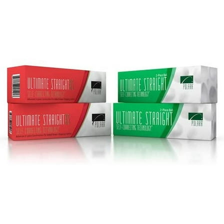 Polara Golf Ultimate Straight Self Correcting Ball 4 Sleeve Combo Pack 3-Piece Ball