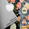 thumbnail image 2 of 2x3 Rug, Floral Door Mat Washable Non Slip Soft for Entryway, Flower Botanical Rug, Girls Wildflower Spring Carpet, Floral Home Decor & Gifts, 2 of 7