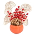thumbnail image 3 of New Year Decoration Desk Flower Red Berry For Wedding Spring Festival Home Decor, 3 of 12