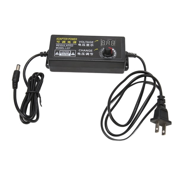 Fuente De Alimentación Ajustable 3-36V 60W: Adaptador De Corriente Con Pantalla LED Y Protección Múltiple Para Router, Motor Y Más