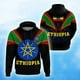 thumbnail image 2 of Sudadera con capucha con estampado 3D de la bandera de Etiopía y el emblema del león para hombre, ropa informal de calle, sudaderas con capucha de manga larga, 2 of 5
