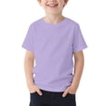 thumbnail image 5 of Ohufall Boys Girls T Shirt Solid Color Small Print Summer Tshirts Toddler Fashion Casual T-shirts 1-13 Year, 5 of 6