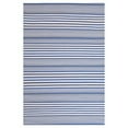 thumbnail image 2 of Dash & Albert Rugby Stripe Handwoven Indoor/Outdoor Rug, 4' x 6', Denim, 2 of 5