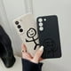 thumbnail image 4 of Funny Middle Finger Cute Man Liquid Silicon Case For Samsung Galaxy S24 S23 S22 Ultra S21 S20 FE S10 S24 Plus Luxury Phone Cover, 4 of 5