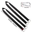 thumbnail image 4 of Tree Swing Straps Hanging Kit With Two Zinc Alloy Carabiners, 4 of 5