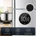thumbnail image 3 of Tkrady Digital Kitchen Timers, Visual timers Large LED Display Countdown Countup Timer for Classroom Cooking Fitness Baking Studying Teaching, Easy for Kids and Seniors Silver, 3 of 6