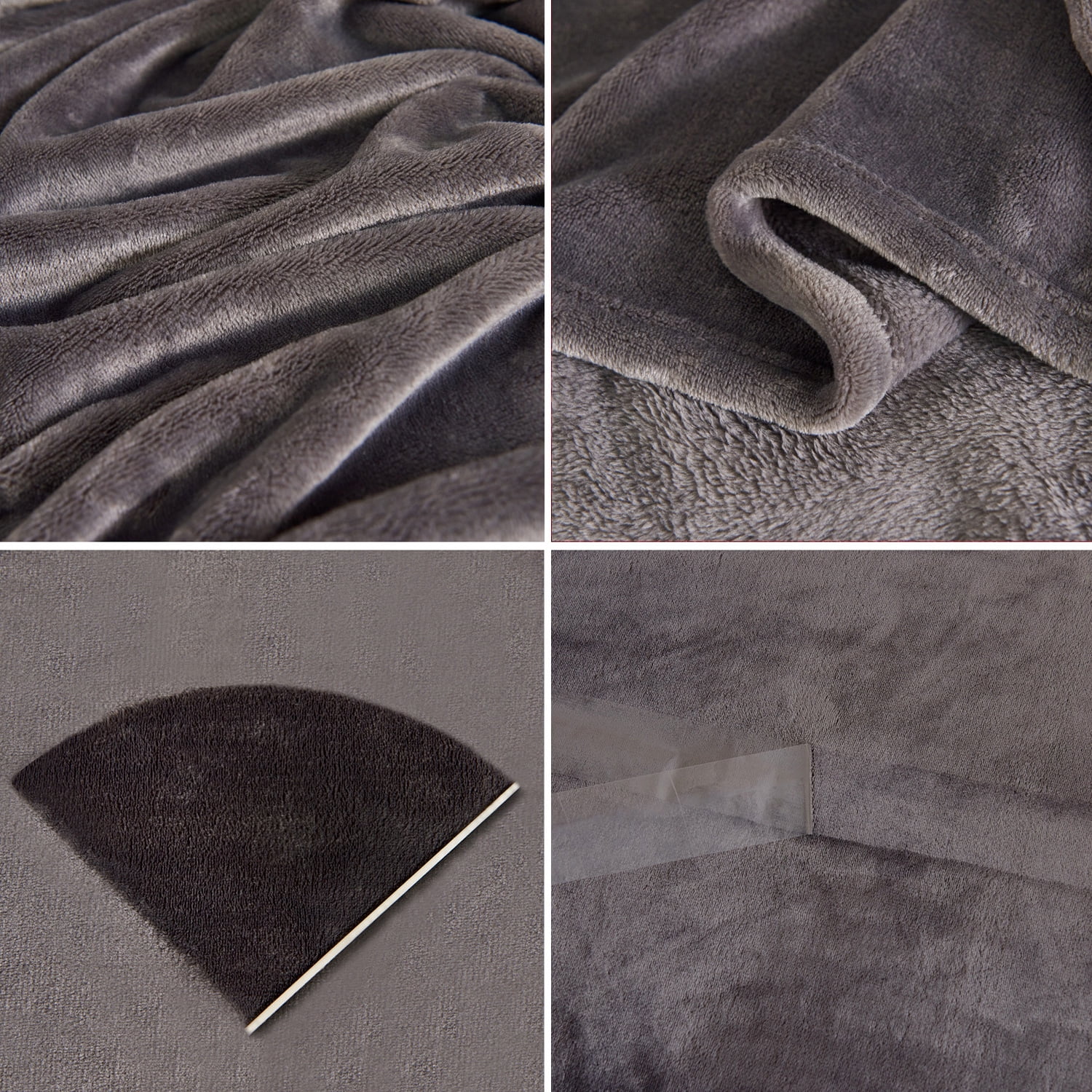 JML Throw Blanket 50"x60" Soft Cozy Flannel Fleece Throw Blanket for Sofa Couch Bed