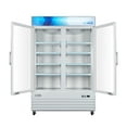 thumbnail image 4 of 53 in. 2-Door Commercial Display Merchandiser Freezer 45 cu. ft. in White (MDF-2GD-45C-WH), 4 of 13