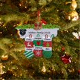 thumbnail image 3 of Maxora Personalized Ornaments Customized Christmas Ornament Mantel Gloves Family of 6 Free Customize, 3 of 9
