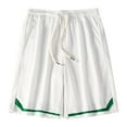 thumbnail image 1 of Cathalem Men's Athletic Running Shorts Running Shorts Quick Dry Fitted Training Shorts,White XXXXL, 1 of 2