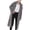 Gray, variant on Fashion for way less Women's Winter Long Bear Fluffy Oversized Faux Fur Warm Fuzzy Notch Lapel Pockets Outerwear Coat Pink 6