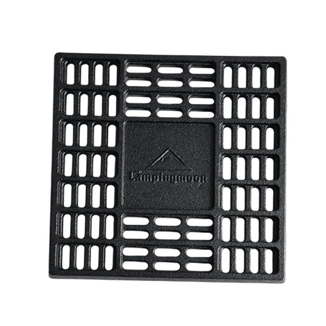 jinwen Plaque de Carbone Carrée pour Feu de Camping, 25x25x1.5cm