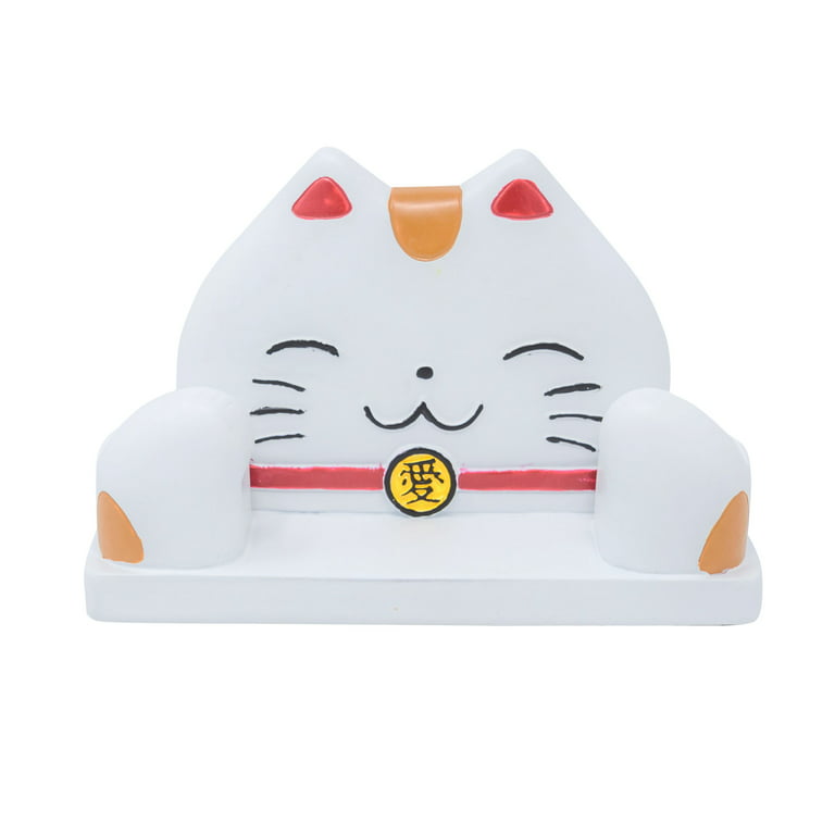 Hand-Painted Cat Tabletop Eyeglass Holder Stand