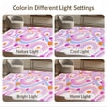thumbnail image 7 of ODIKA Flowing Ribbons Bright Accents Flat Color Edges Abstract Design for Master Suite, California King, Under Bed, Foldable Easy Care, 7 of 7
