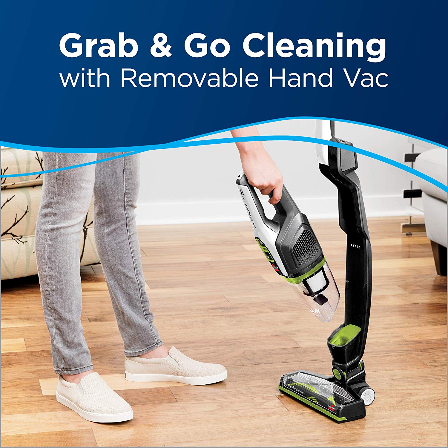 Bissell ReadyClean Cordless XRT Vacuum in Lime