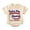 Beige, variant on WUXIAN Boys Girls Short Sleeve Baseball Letter Embroider Romper Bodysuits Onesie Toddler Baby Stylish Festival Clothing