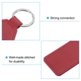 thumbnail image 4 of 4.3" PU Sublimation Keychain Blanks, Leather Key Fob with Rings for DIY Craft Car Key, Red, 6 Pack, 4 of 6