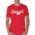 thumbnail image 1 of Awkward Styles Thanksgiving T-Shirt Blessed Shirts for Men, 1 of 4