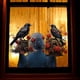 thumbnail image 5 of Adhesivo Floral para Ventana con Diseño de Búho, Pájaros, Niña, Peonía, para Dormitorio, Sala de Estar, Decoración Del Hogar, 5 of 6