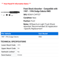 thumbnail image 2 of Front Shock Absorber - Compatible with 1987 - 1996 Dodge Dakota RWD 1988 1989 1990 1991 1992 1993 1994 1995, 2 of 2