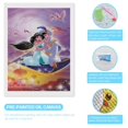 thumbnail image 3 of Princesa Jazmín de Aladdín Kits de Pintura de Diamantes para Adultos 5D DIY Diamond Art Kits Full Drill Diamond Dots para Regalo Decoración de Pared y Relajación Artes de Gemas 30*40cm, 3 of 6