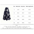 thumbnail image 4 of MORTTIC Elegant Women's Boho Floral Print High-Waisted A-Line Maxi Skirt Flared Long Skirt, 2XL, 4 of 4