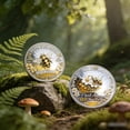 thumbnail image 6 of Bee Kind Positivity Commemorative Coin, Double-Sided Inspirational Bee Token with Kindness & Gratitude Message, Sunflower & Laurel Design, Unique Encouragement Gift for Women, Men, Friends (1pcs), 6 of 7