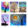 thumbnail image 3 of 5D DIY Diamond Painting Kit - 30x40cm Rectangle Canvas with Colorful Tree Pattern, Acrylic Rhinestones & Tools Included - Fashion Home Decor for Living Room, Office & School - Vivid Multicolor Wall, 3 of 7