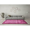 thumbnail image 3 of Ahgly Company Indoor Round Persian Pink Traditional Area Rugs, 6' Round, 3 of 4