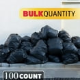 thumbnail image 5 of Heavy Duty Trash Bags 50/100 Count , 30-65 Gallon Capacity, Leak & Tear Resistant for Lawn, Leaf, Garage, Commercial Cleanup, 5 of 10
